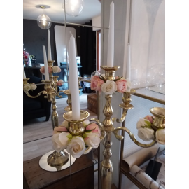 Couronne de Rose pour Branches de Chandelier