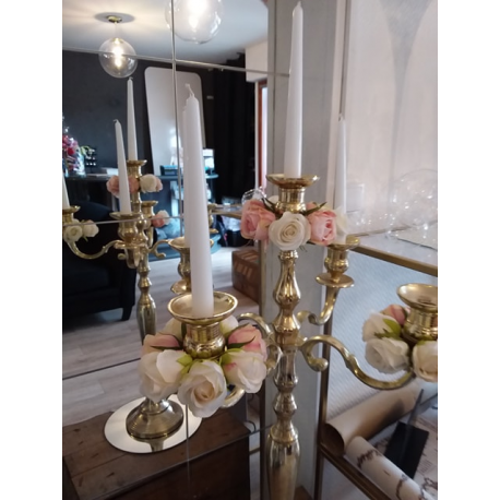 Location de Couronne de Rose pour Branches de Chandelier