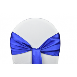 Nœuds de Chaise  Satin Bleu Roi  Location de Décoration de Chaises
