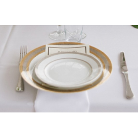 Assiette Vintage - Tendance Dorée