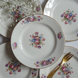 Assiette Vintage - Tendance Fleurs