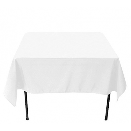 Nappe blanc carrée 150x150 cm TEX : la nappe à Prix Carrefour