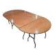 Location de Table Ovale en Bois