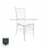 Chaise Chiavari Blanche - Modèle Eléonore