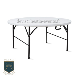 Table ronde de 150 cm - 8 places