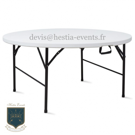 Location Table ronde - 180 cm - 10 personnes