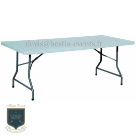 Location de Table Rectangulaire - 8 places