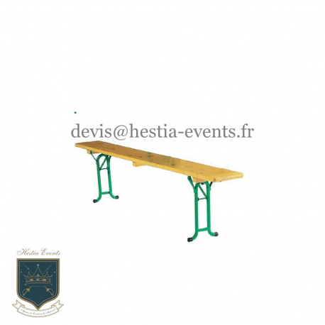 Location de Table Rectangle en Bois - Kermesse
