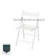 Location de Chaise en Bois pliante Blanche