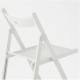 Location de Chaise en Bois pliante Blanche