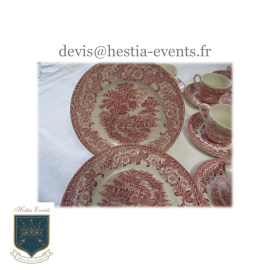 Assiette Vintage - Tendance Bordeaux