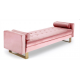 Location de Banquette Velours Rose Nude et 2 Tabourets