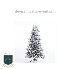 Sapin Artificiel Enneigé - Hauteur 150 cm