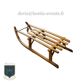 Luge ancienne en Bois - Déco