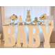 Location Table Plexiglas avec Lettre BABY