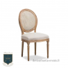 Chaise Médaillon en Bois