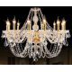 Lustre baroque en cristal