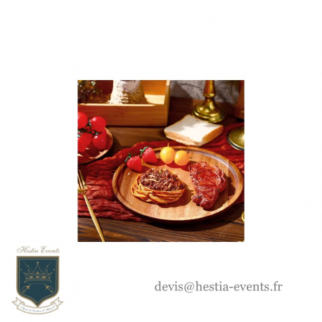 Assiette en Bois - 25 cm