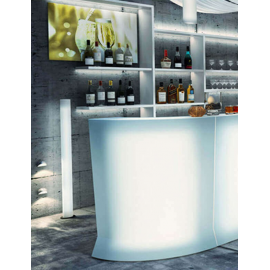 Location de Bar Lumineux Arrondi