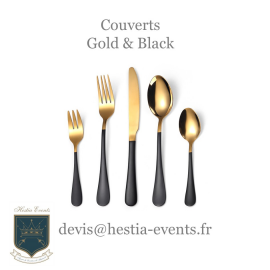 Couverts - Gold And Black