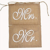 Bannières de Mariage - Mr & Mrs